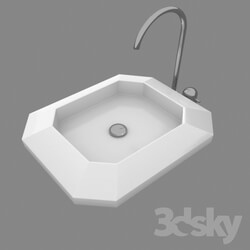 Wash basin - Bisazzabagno octogonal series 