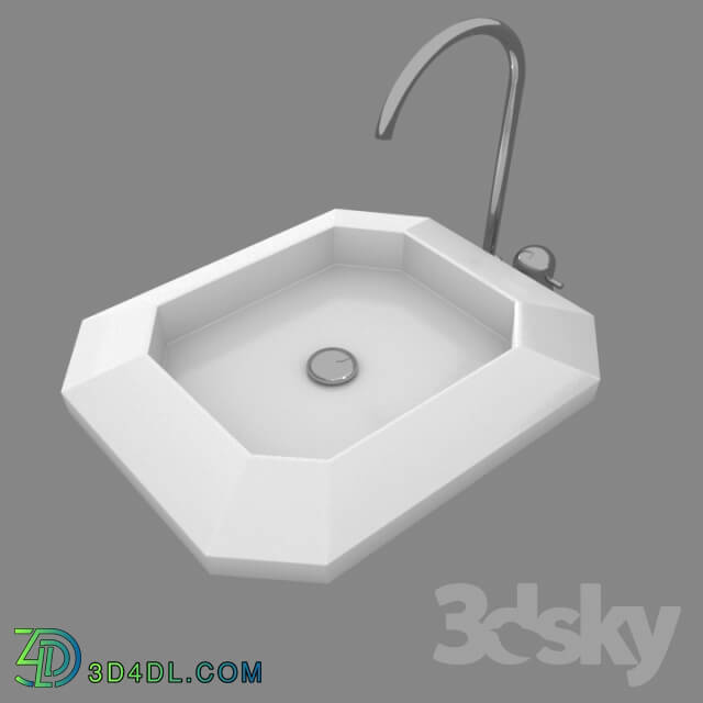 Wash basin - Bisazzabagno octogonal series