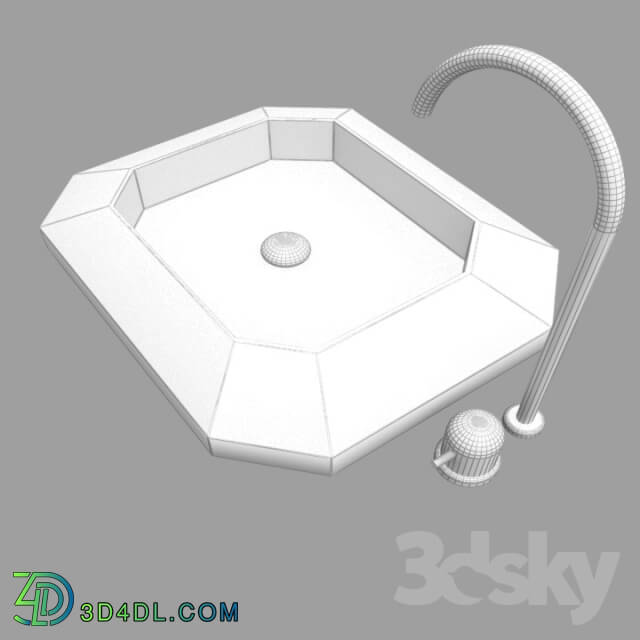 Wash basin - Bisazzabagno octogonal series