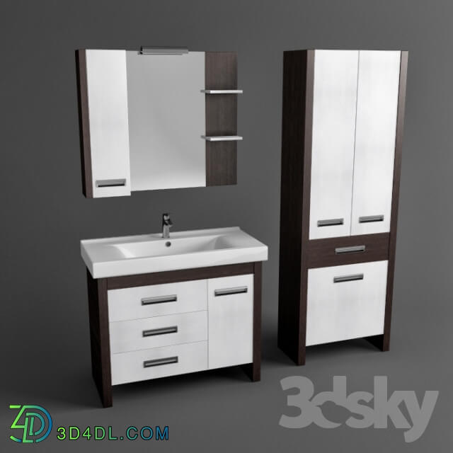 Bathroom furniture - Aqua Rhodes Mateo 100