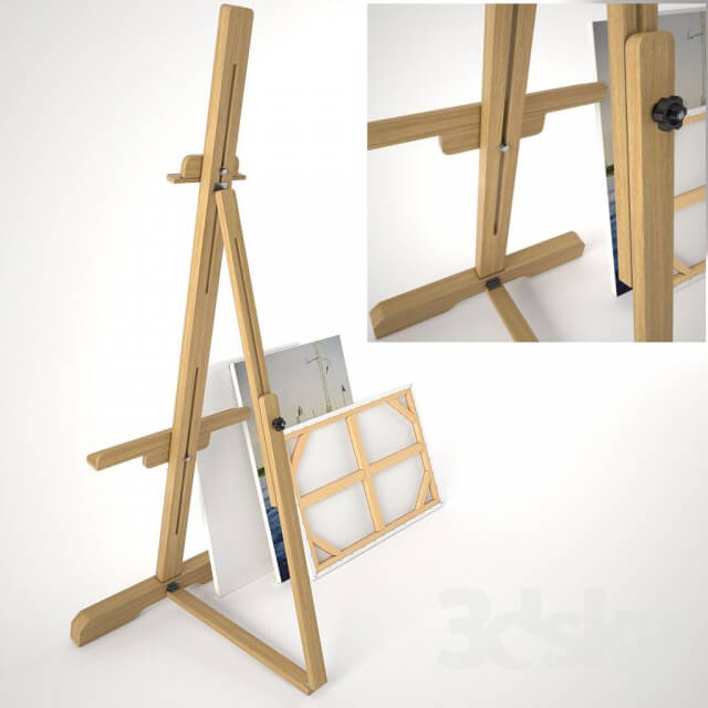 Other decorative objects - easel and the screen to paint