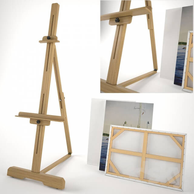 Other decorative objects - easel and the screen to paint