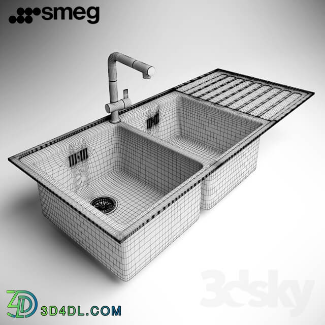 Sink - Sink Smeg LM116D