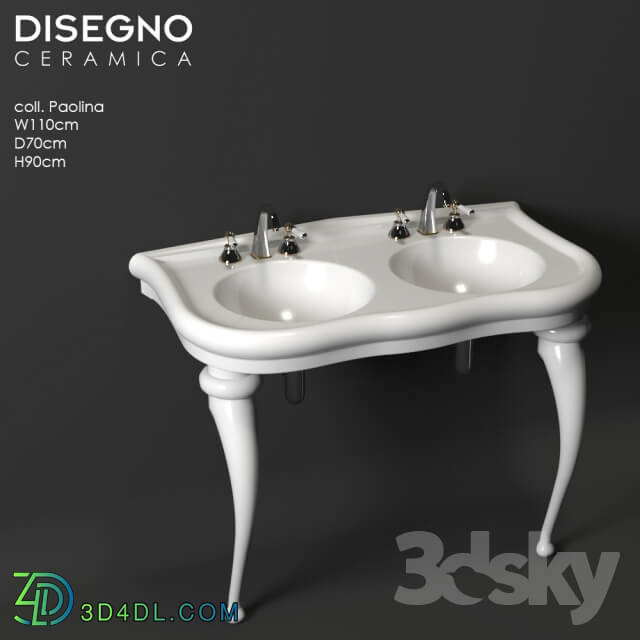 Wash basin - Washbasin Disegnoceramica_ Paolina