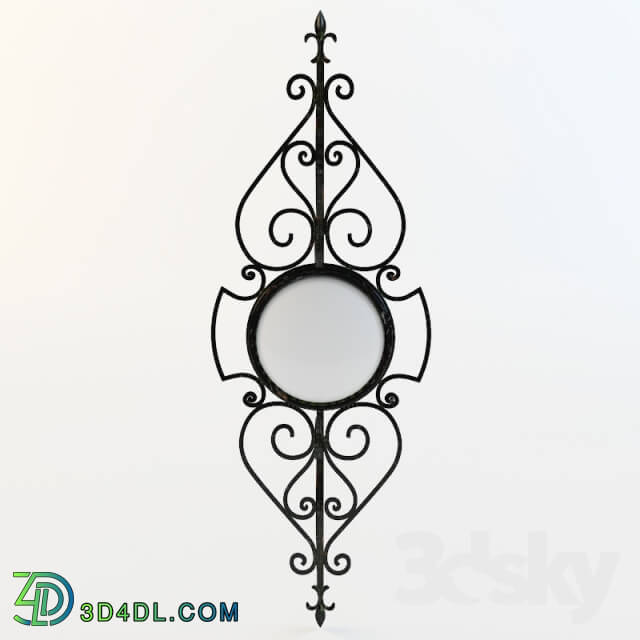 Street lighting - Wrought iron lamp