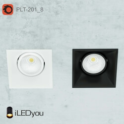 Spot light - PLT-201_8 recessed rotary lamp 