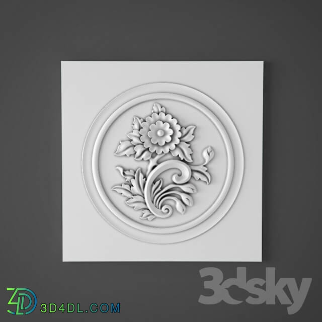 Decorative plaster - Bas-relief