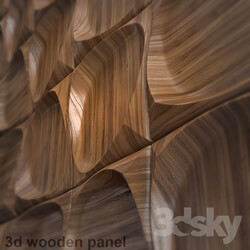 Other decorative objects - wooden 3d panel 2 