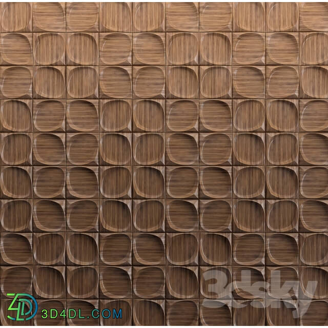 Other decorative objects - wooden 3d panel 2