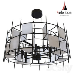 Ceiling light - Suspended chandelier Vele Luce Center VL1212L06 