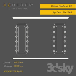 Decorative plaster - Wall RODECOR Rambov F2 77422AR 