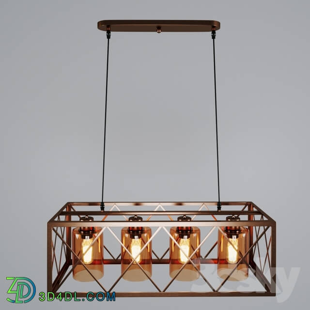 Ceiling light - Lamp Suspended Lumina Deco _Nortis Brass_