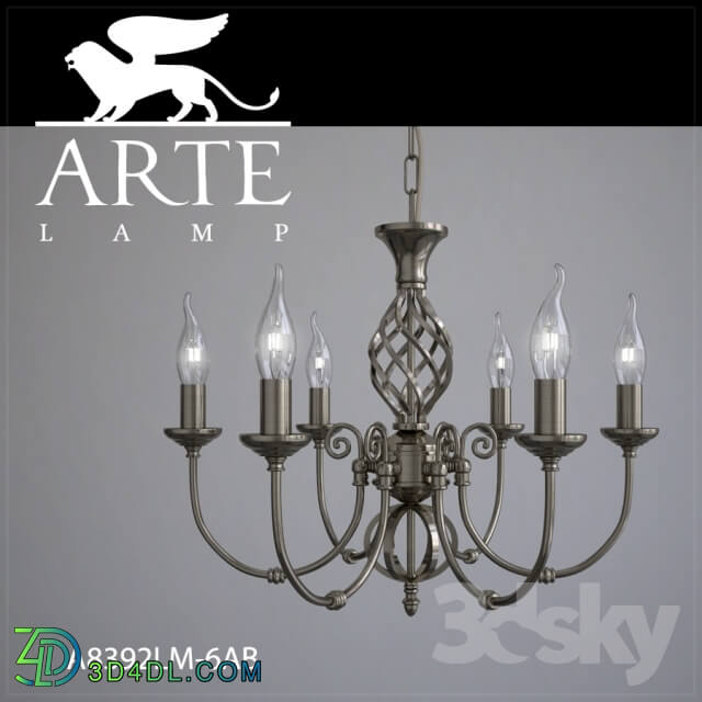 Ceiling light - Chandelier ARTE LAMP A8392LM-6AB