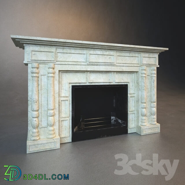 Fireplace - Marble Fireplace CL