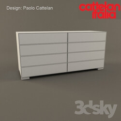 Sideboard _ Chest of drawer - Cattelan Italia Dandy 