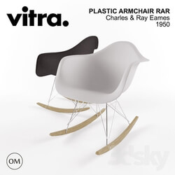Arm chair - VITRA EAMES PLASTIC ARMCHAIR RAR 
