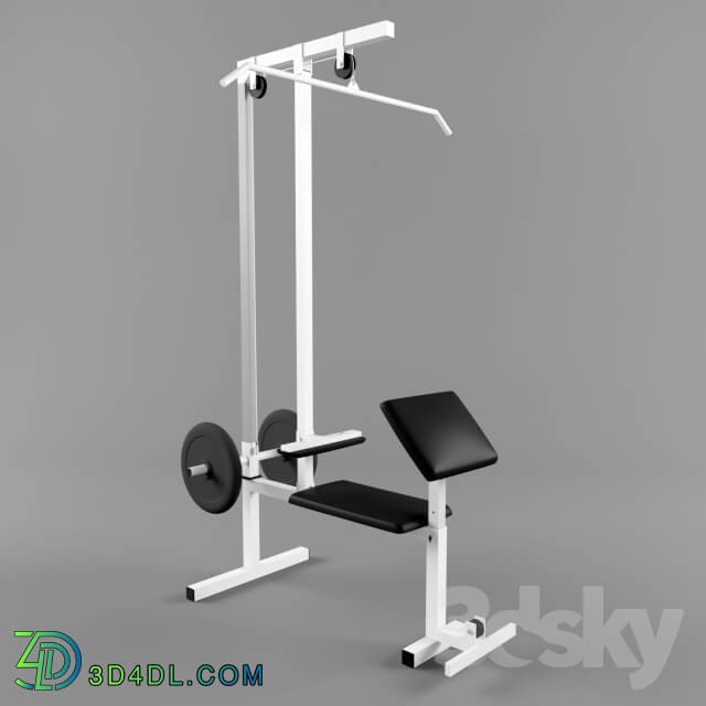 Sports - Home made trainer - Lat pulldown machine