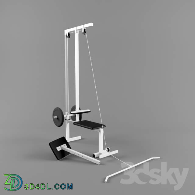 Sports - Home made trainer - Lat pulldown machine