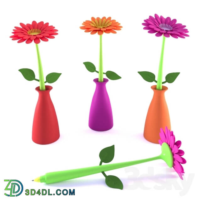 Miscellaneous - Handle - gerberas