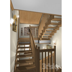 Staircase - Modular wooden ladder 
