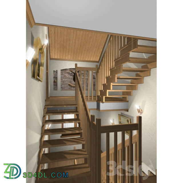 Staircase - Modular wooden ladder