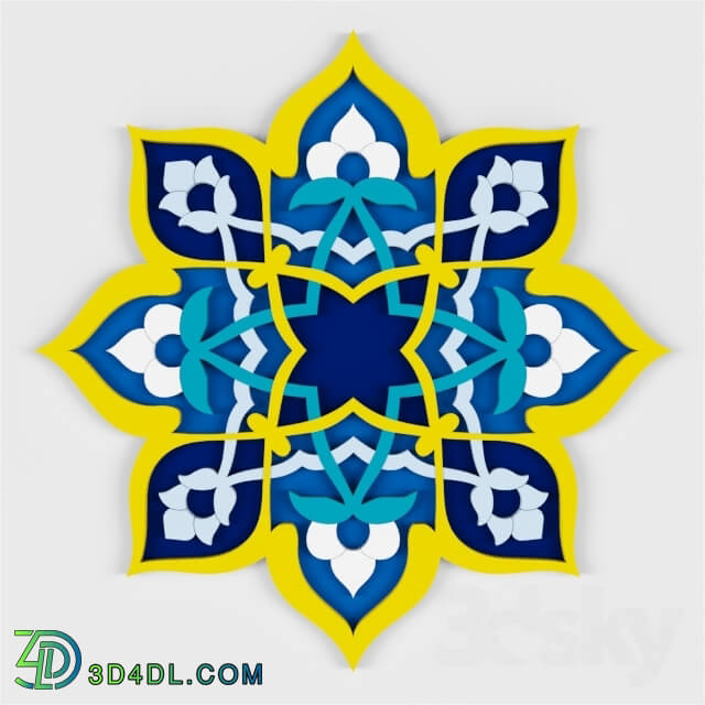 Decorative plaster - Turkish ornament