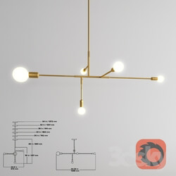 Ceiling light - CLIFF SUSPENSION 