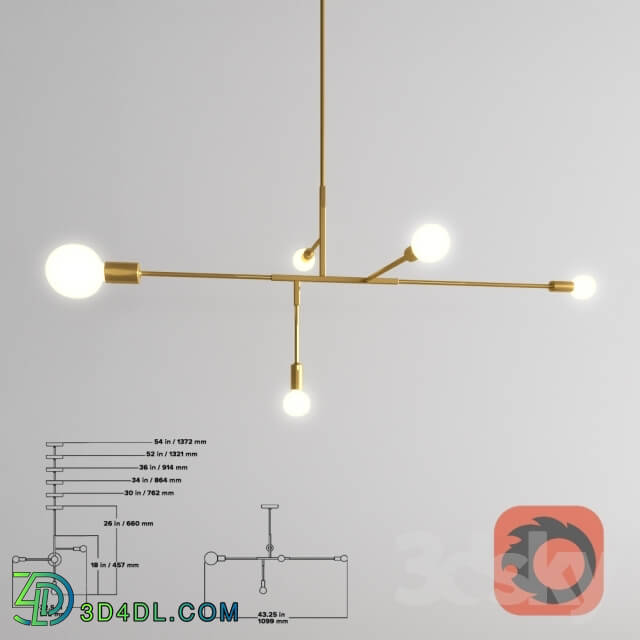 Ceiling light - CLIFF SUSPENSION