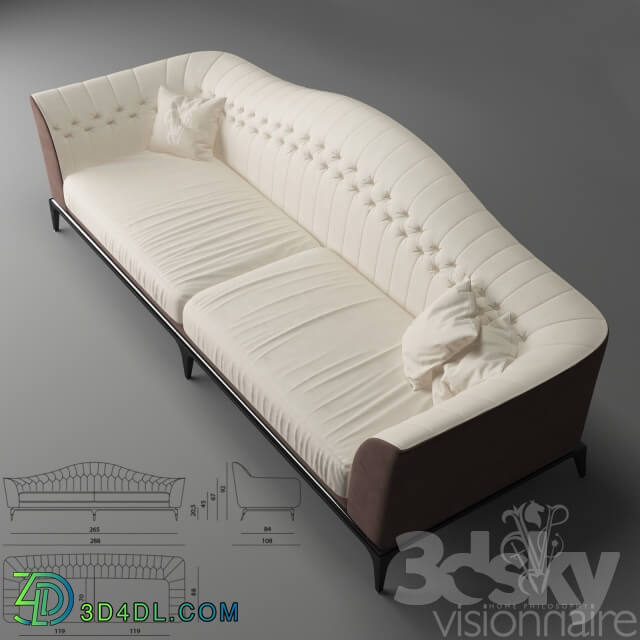 Sofa - Sofa Sofa Visionnaire Freyr