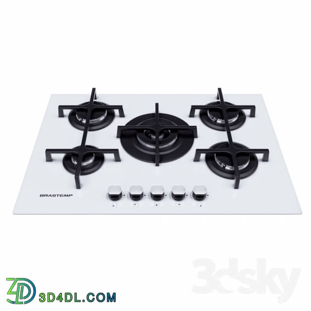 Kitchen appliance - White Cooktop