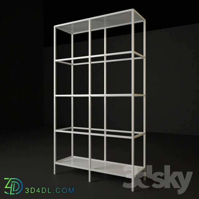 Wardrobe _ Display cabinets - VITSHЁ rack_ white