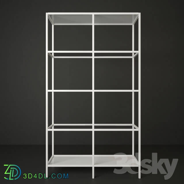 Wardrobe _ Display cabinets - VITSHЁ rack_ white