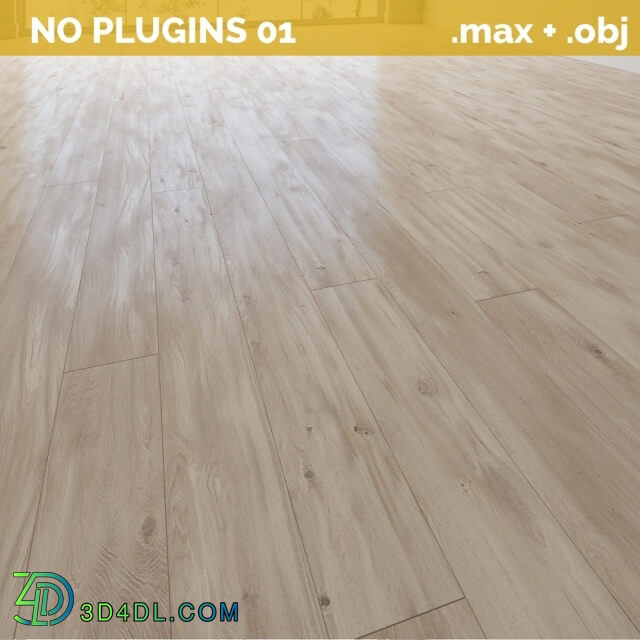 Wood - Parquet Barlinek Oak _Oak_ - 3 types _No Plugins_