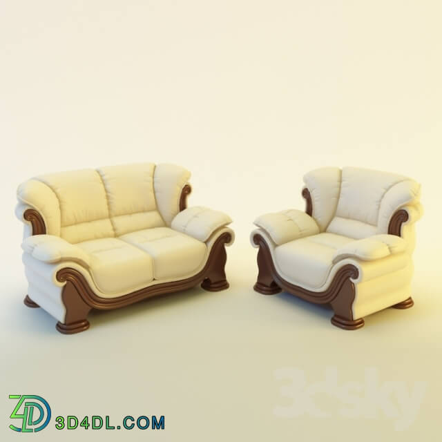 Sofa - Sofa and armchair