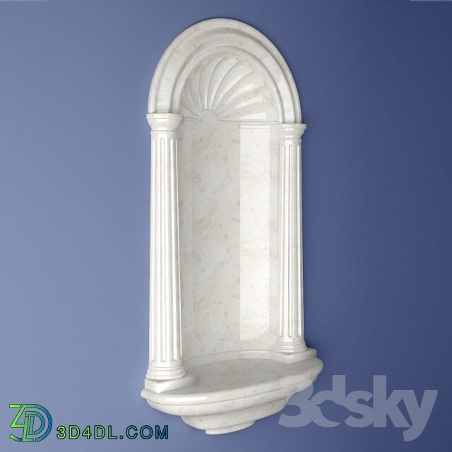 Decorative plaster - Colonial Wall Niche