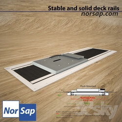 Miscellaneous - NorSap Flush Mounted Deck Rails 