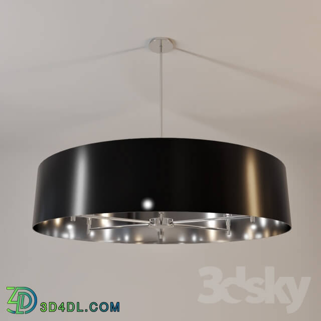 Ceiling light - Metal _ Linen Chandelier