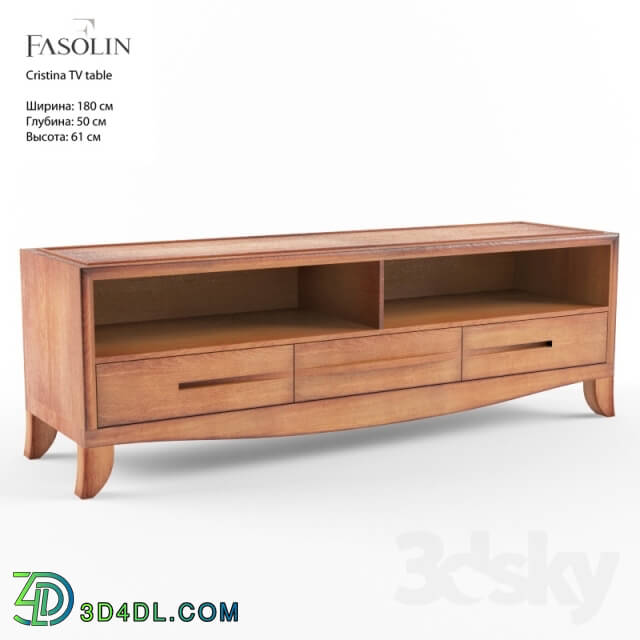 Sideboard _ Chest of drawer - Fasolin Mobili Cristina TV table