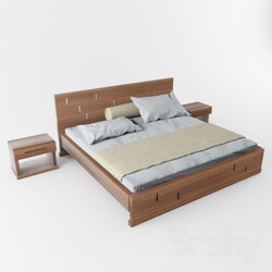 Bed - Riva 1920 Vera bed with bedside tables 