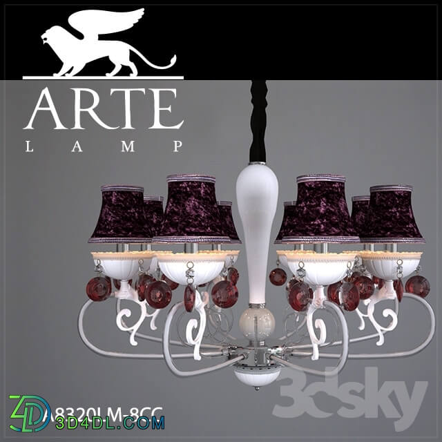 Ceiling light - Chandelier ArteLamp A8320LM-8CC