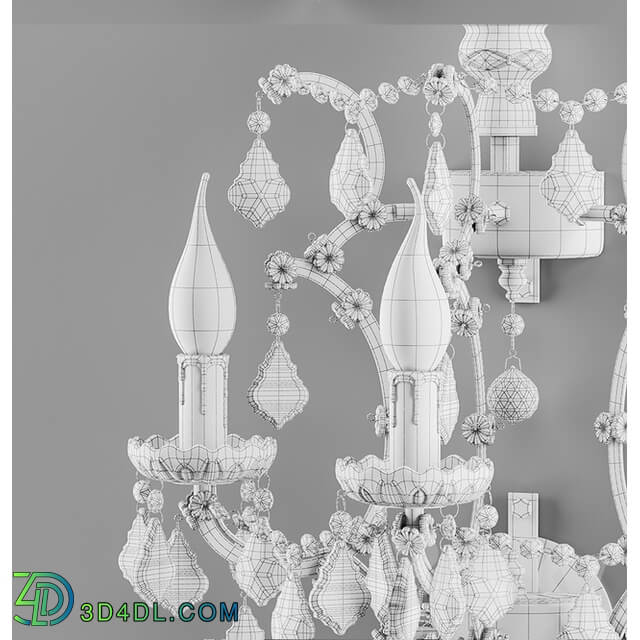 Wall light - OM Sconce Crystal_ Crystal Sconce.