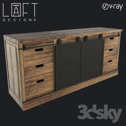 Sideboard _ Chest of drawer - Chest LoftDesigne 7160 model 