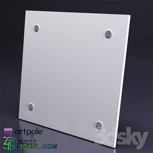 3D panel - Plaster 3d panel LOFT-OPEN from Artpole
