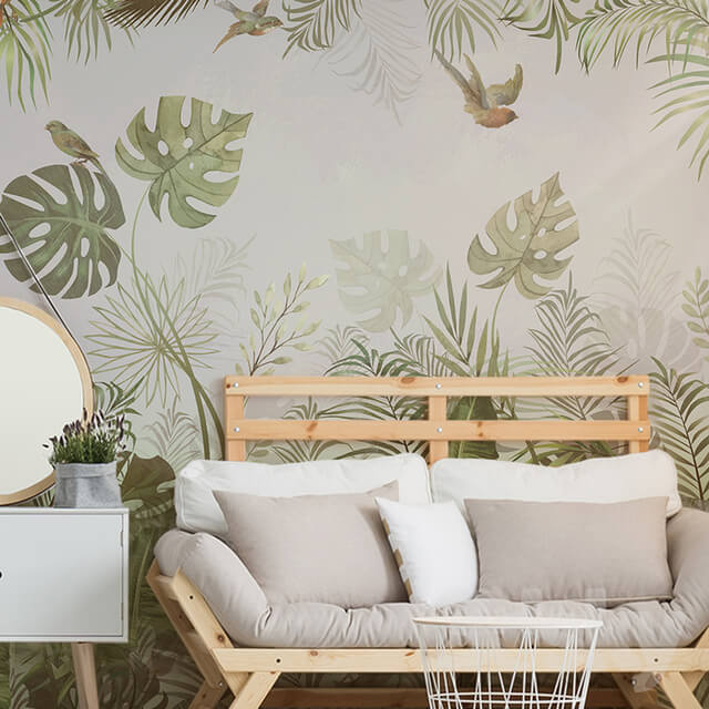 Wall covering - Creativille _ Wallpapers _ Tropical plants 4112