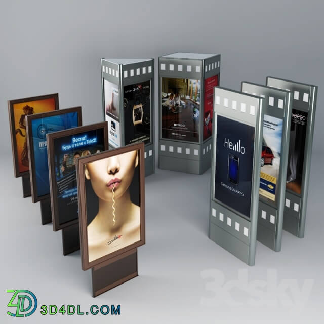 Other architectural elements - Advertising stands