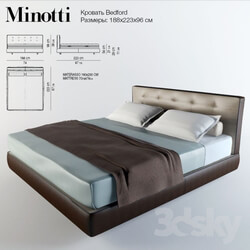 Bed - Minotti Bedford 