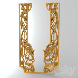 Decorative plaster - Frame - an element of decor 