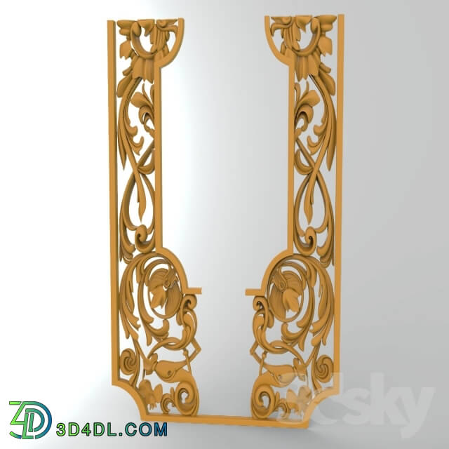 Decorative plaster - Frame - an element of decor