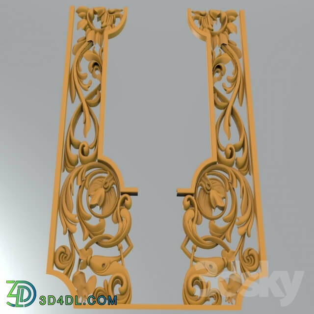 Decorative plaster - Frame - an element of decor