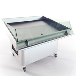 Shop - Cooling table for the sale of fish 